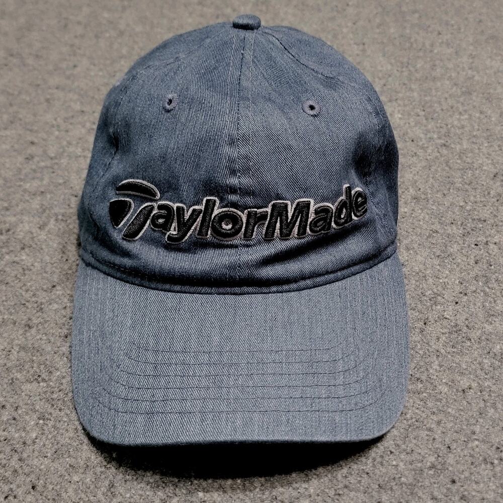 TaylorMade Hat Dad Cap Adult Steel Blue Tour LiteTech Curved Golf Performance